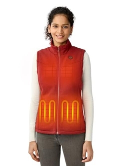 Women's Heated Vest with Battery - Electric Fleece Vest Base Layer