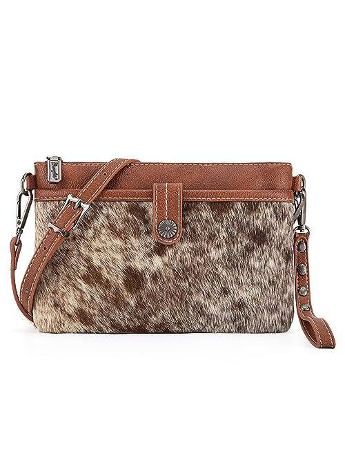 Montana West Wrangler Western Crossbody Bags for Women Clutch Wristlet Purse