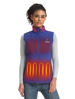 Women's Lightweight Heated Vest with Battery Pack