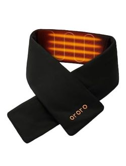 [Upgraded Battery] Heated Scarf with Battery, Up to 12 Hours of Warmth, Cordless Neck Heating Pad
