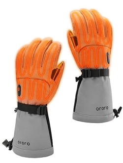 Heated Gloves for Women and Men, Rechargeable Heated Motorcycle Gloves, Battery Gloves for Skiing and Arthritis Hands