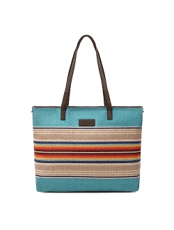 Wrangler Western Tote Bag for Women Aztec Shoulder Bags