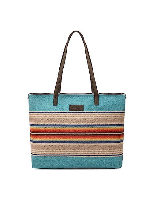 Montana West Wrangler Western Tote Bag for Women Aztec Shoulder Bags