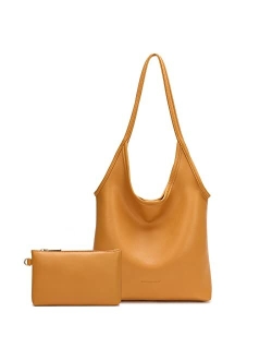 Slouchy Hobo Bags for Women Soft Designer Shoulder Purses Ladies Top Handle Handbag