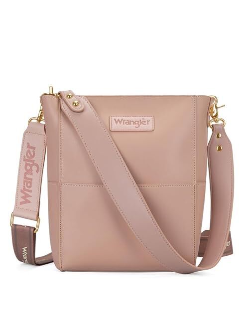 Montana West Wrangler Bucket Handbags for Women Crossbody Shoulder Purse with Organizer Insert