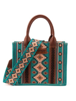 Wrangler Tote Bag for Women Boho Aztec Purses with Signature Guitar Strap Fall Collection