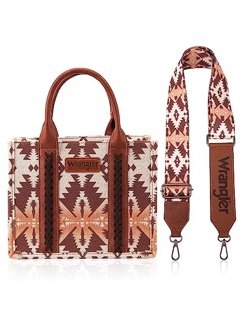 Montana West Wrangler Tote Bag for Women Purses Aztec Handbags Western Purses Boho Shoulder Bag