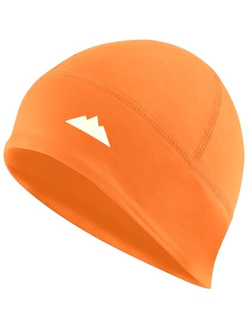 Tough Headwear Skull Cap Helmet Liner Running Beanie - Winter Thermal Under Helmet Cycling Head Hat - Ultimate Moisture Wicking Performance