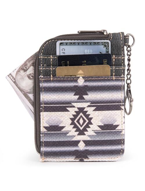 Montana West x Wrangler Card Wallet Boho Aztec Credit Card Holder for Women