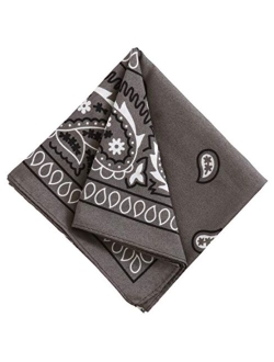 Tough Headwear Large Bandana Handkerchief - Head Bandannas for Men & Women - Cowboy Bandana Packs - Paisley Bandana Set