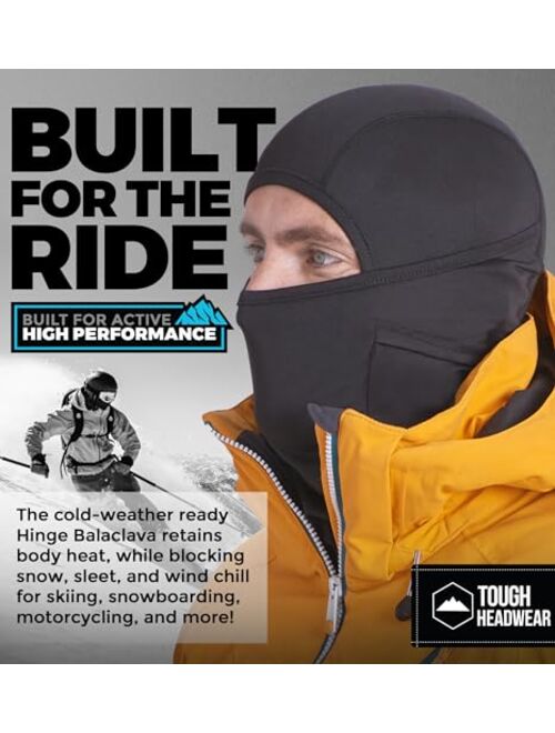 Tough Headwear Balaclava Ski Mask for Men & Women - Motorcycle Balaclava Face Mask for Cold Weather - Snowboard Mask w/UV Wind Protection