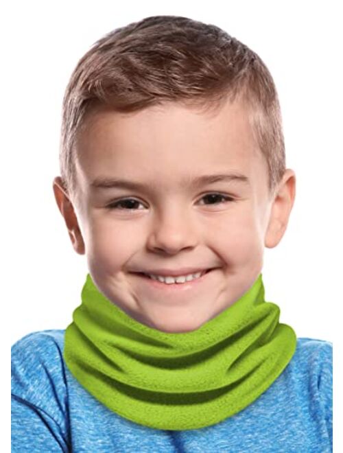 Tough Headwear Kids Neck Warmer - Kids Scarf, Toddler Neck Warmer & Kids Neck Gaiter - Kids Ski Mask & Kids Fleece Gaiter