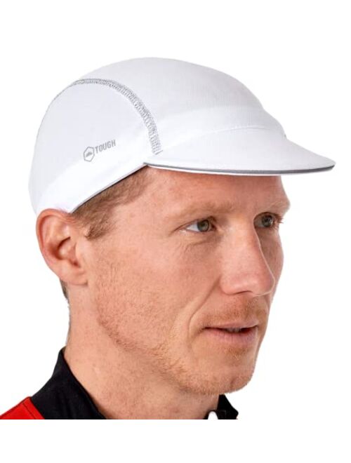 Tough Headwear Cycling Cap - Cycling Hat - Helmet Liner - Helmet Brim - Bike Cap - Bike Hat - Brim for Bike Helmet