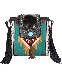 Aztec Tapestry Collection Tote Bag Western Shoulder Handbag and Crossbody Purse for Women