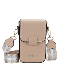 Cell Phone Purse Small Crossbody Bags for Women Mini Cellphone Wallet Bag with RFID Blocking Credit Card Slots