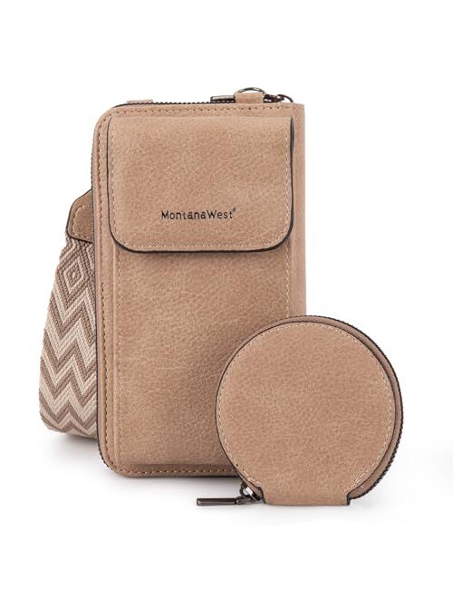 Montana West Cell Phone Purse Small Crossbody Bags for Women Mini Cellphone Wallet Bag with RFID Blocking Credit Card Slots