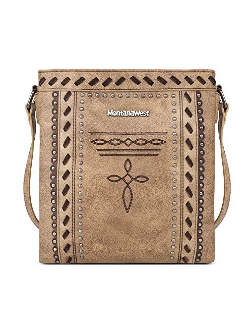 Montana West Western Shoulder Bag for Women Satchel Vegan Leather Western Purses Handbag