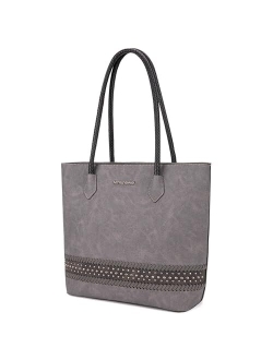 Large Tote Bags for Women Woven Purses and Handbags with Zipper