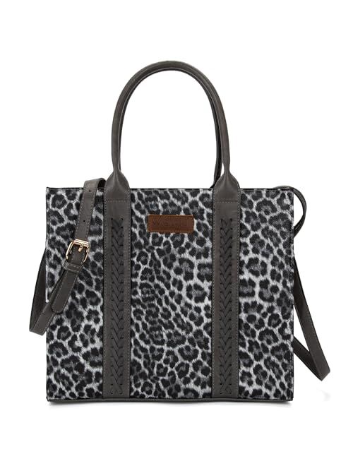 Montana West Wrangler Tote Bag for Women Shoulder Purse Handbag with Zipper Crossbody Bag