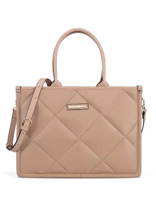 Montana West Puffy Tote Bag for Women Quilted Handbag Ladies Satchel