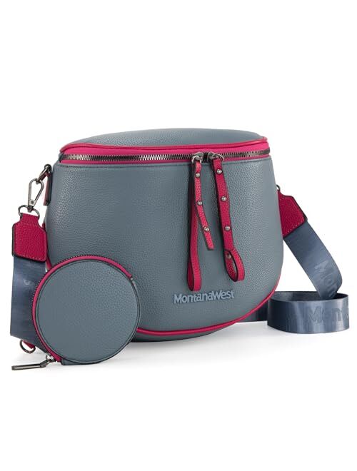 Montana West Crossbody Bags for Women Girls Sling Bag with Adjustable Strap and Coin Purse