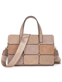 Leather Satchel Bag Tote HandBag Shoulder Purse for Women Crossbody Bag