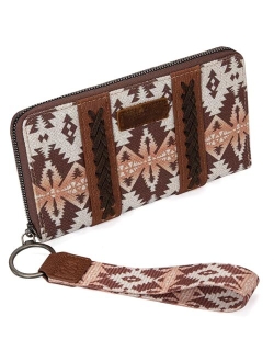 Wrangler Wristlet Western Wallet Boho Aztec Credit Card Holder for Women WG2202-W006CF