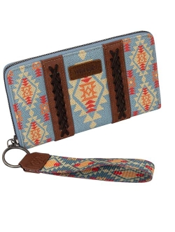 Wrangler Wristlet Western Wallet Boho Aztec Credit Card Holder for Women WG2202-W006CF