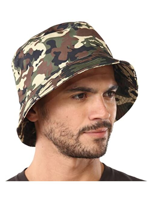 Tough Headwear Bucket Hats for Men - Fishing Hat - Mens Beach Hat - Bucket Hat for Women - Beach Hats for Women - Sun Hats