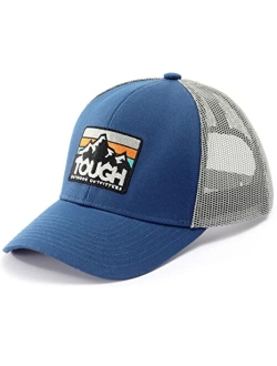 Tough Headwear Hats for Men - Trucker Hat Men - Mesh Hats for Men - Snap Back Hats for Men - Trucker Caps Embroidered & Badge