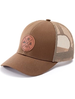 Tough Headwear Hats for Men - Trucker Hat Men - Mesh Hats for Men - Snap Back Hats for Men - Trucker Caps Embroidered & Badge