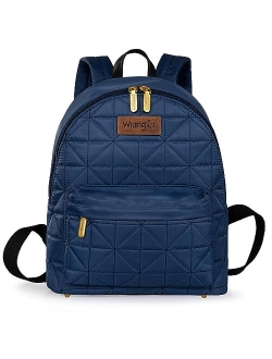 Wrangler Backpack Purse for Women Quilted Backpack for Casual