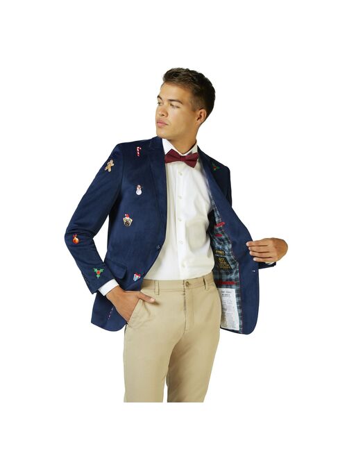 Men's OppoSuits Deluxe X-Mas Icons Christmas Blazer