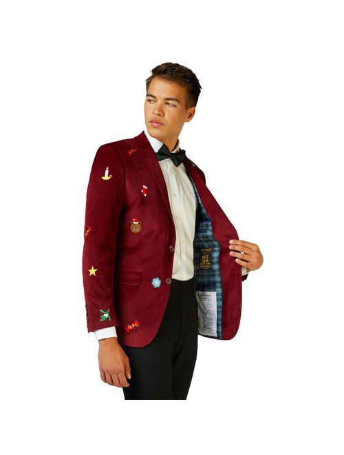 Men's OppoSuits Deluxe X-Mas Icons Christmas Blazer