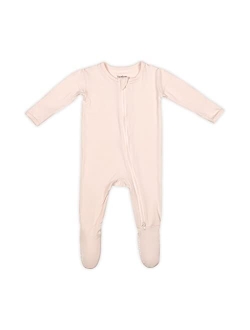 Bamboo Little Soft Baby Bamboo Viscose Footie Pajamas, Zipper Closure, 0-24 Months