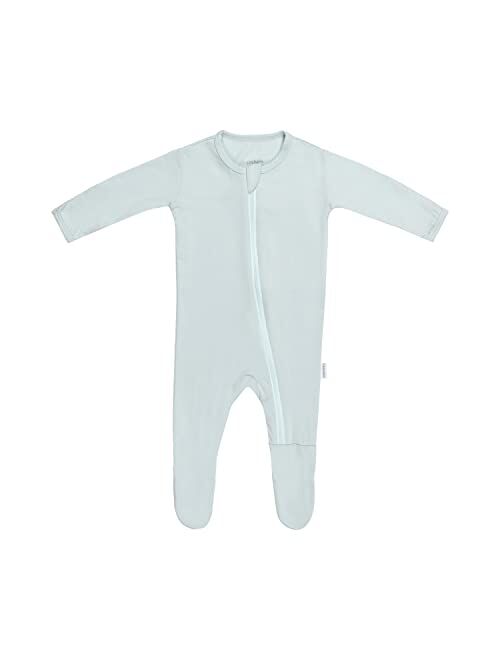 Bamboo Little Soft Baby Bamboo Viscose Footie Pajamas, Zipper Closure, 0-24 Months