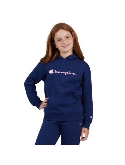 Girls 7-16 Champion Signature Fleece Logo Graphic Hoodie