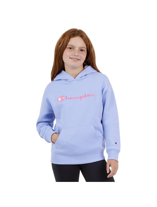 Girls 7-16 Champion Signature Fleece Logo Graphic Hoodie