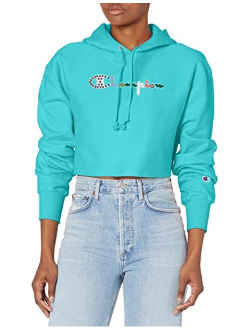 Champion Women's Cropped Pullover Hoodie, Reverse Weave Cropped Hooded Sweatshirt, Our Best Cropped Hoodies for Women