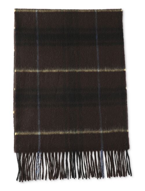 CLUB ROOM Men's Plaid Cashmere Scarf, Created for Macy's