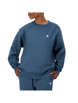 Champion, Reverse Weave, Oversized Fleece Crewneck Sweatshirt for Women