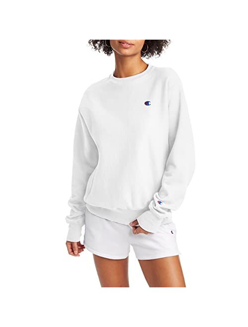 Champion, Reverse Weave, Oversized Fleece Crewneck Sweatshirt for Women