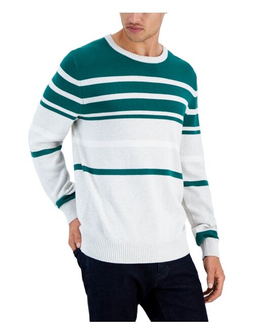 CLUB ROOM Men's Vary Striped Sweater, Created for Macy's