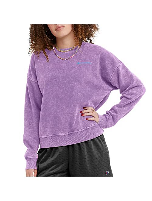 Champion Women's Sweatshirt, Powerblend, Fleece Crewneck, Warm Sweatshirt for Women, Graphic