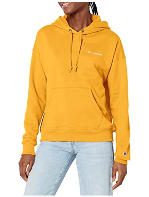 Champion Women's Hoodie, Powerblend, Fleece Hoodie for Women, Script (Plus Size Available)