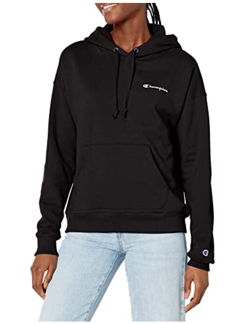 Champion Women's Hoodie, Powerblend, Fleece Hoodie for Women, Script (Plus Size Available)