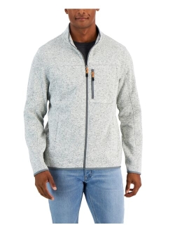 Men's Full-Zip Fleece Sweater, Created for Macy's