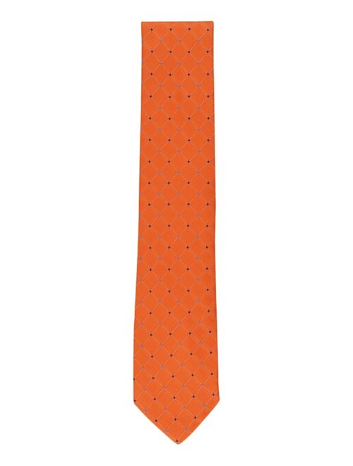 CLUB ROOM Men's Amboy Grid Tie, Created for Macy's