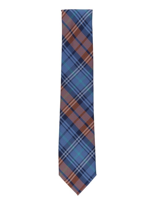 CLUB ROOM Men's Nassau Plaid Tie, Created for Macy's