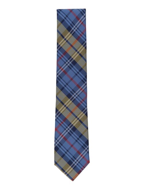 CLUB ROOM Men's Nassau Plaid Tie, Created for Macy's